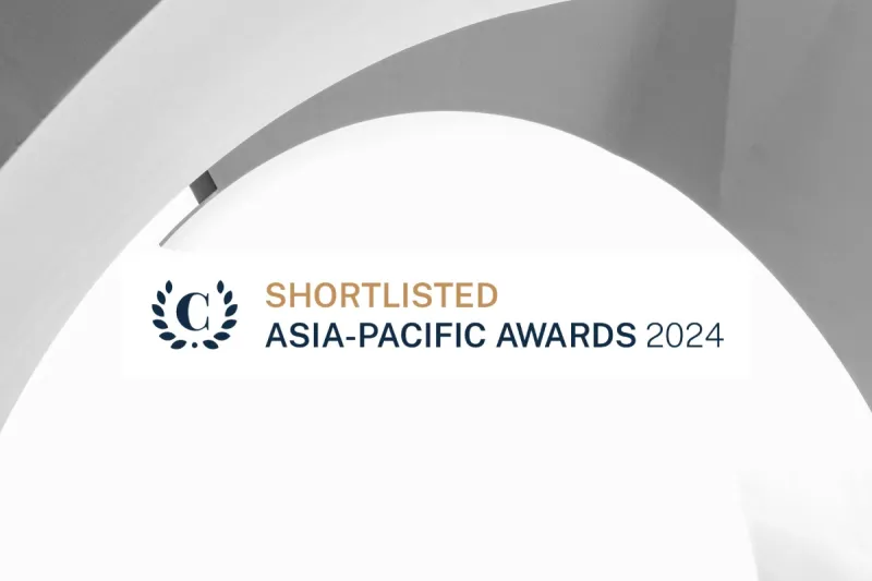 MdME foi nomeada para dois prémios nos próximos Chambers Asia-Pacific and Greater China Region Awards 2024