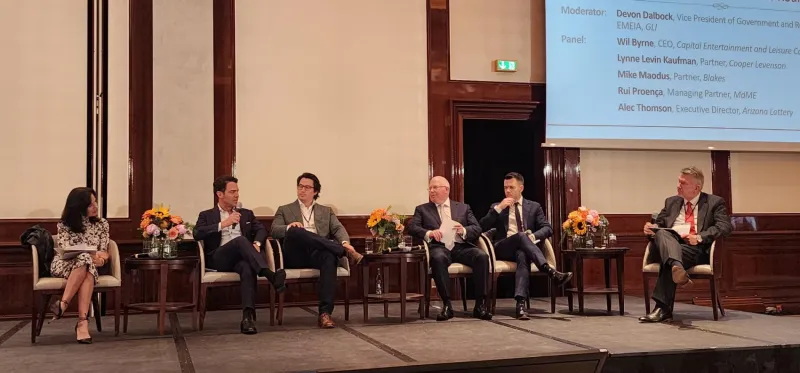 Rui Pinto Proença speaks at the IAGA 2025 Summit Berlin