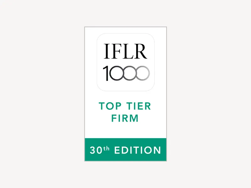 MdME Lawyers榮登本年度IFLR1000頂級律師事務所